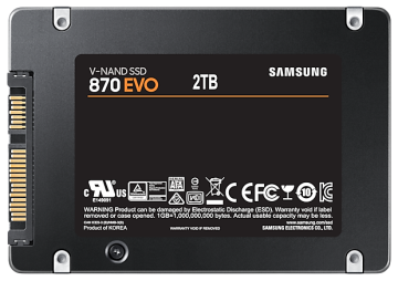 Π’Π²Π΅ΡΠ΄ΠΎΡΠ΅Π»ΡΠ½ΡΠΉ Π½Π°ΠΊΠΎΠΏΠΈΡΠ΅Π»Ρ Samsung 2000 Gb 870 EVO (MZ-77E2T0BW)