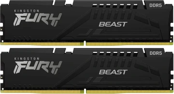 Оперативная память 64 Gb 6400 MHz Kingston FURY Beast Black (KF564C32BBEK2-64)