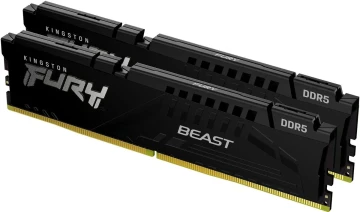 Оперативная память 64 Gb 6400 MHz Kingston FURY Beast Black (KF564C32BBEK2-64)