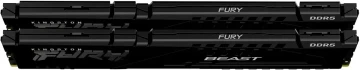 Оперативная память 64 Gb 6400 MHz Kingston FURY Beast Black (KF564C32BBEK2-64)