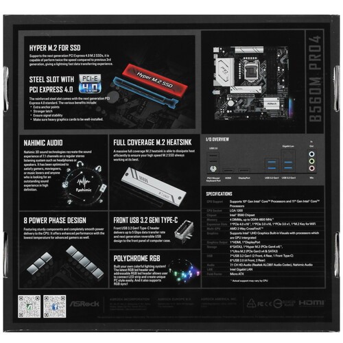Материнская плата ASRock B560M PRO4