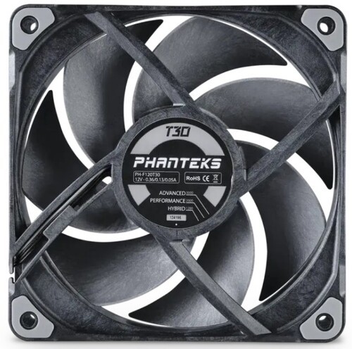 Вентилятор для корпуса PHANTEKS PH-F120T30 Black/Gray (PH-F120T30_BG_RU)