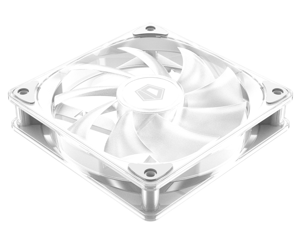 Вентилятор для корпуса ID-COOLING CRYSTAL 120 WHITE ARGB PWM