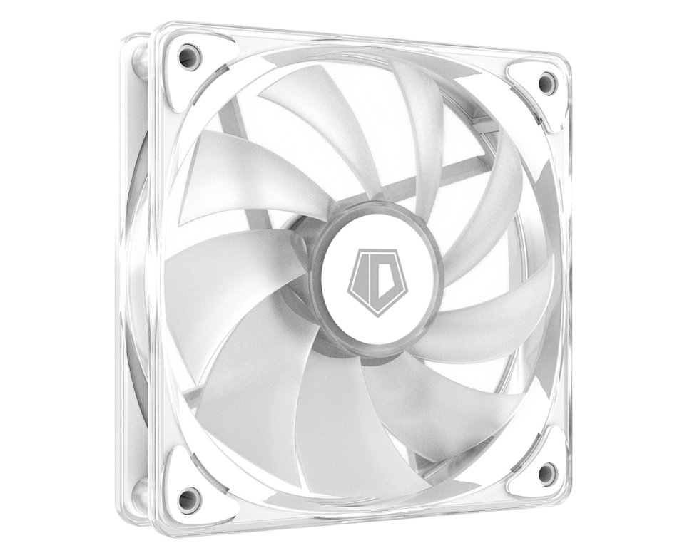 Вентилятор для корпуса ID-COOLING CRYSTAL 120 WHITE ARGB PWM