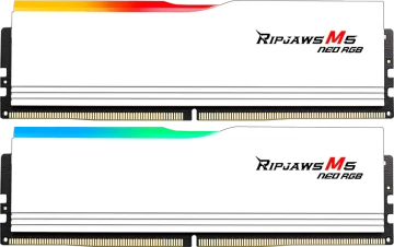 Оперативная память 32 Gb 6000 MHz G.Skill RIPJAWS M5 NEO RGB White (F5-6000J3636F16GX2-RM5NRW)