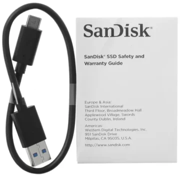 Внешний SSD SANDISK 480 Gb SDSSDE30-480G-G25
