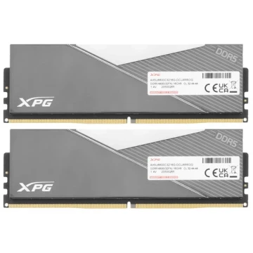 Оперативная память 32 Gb 6600 MHz ADATA XPG LANCER RGB ROG (AX5U6600C3216G-DCLARROG)