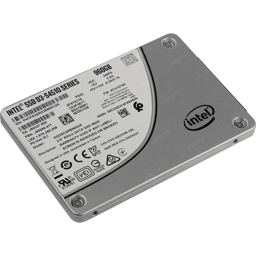 Твердотельный накопитель Intel 960 Gb DC D3-S4510 (SSDSC2KB960G801)