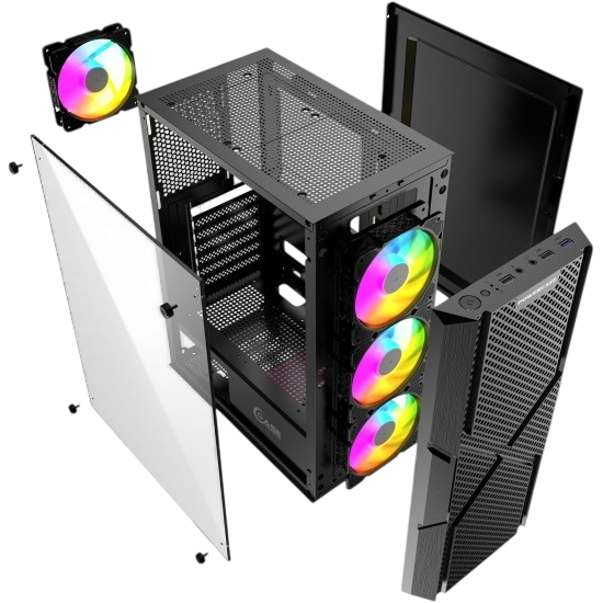Компьютерный корпус Powercase Mistral T4B TG (CMITB-L4)