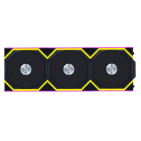 Комплект вентиляторов для корпуса Lian Li UNI FAN SL WIRELESS 120 Reverse Blade 12RSL1W3B ARGB Black(G99.12RSL1W3B.R0)