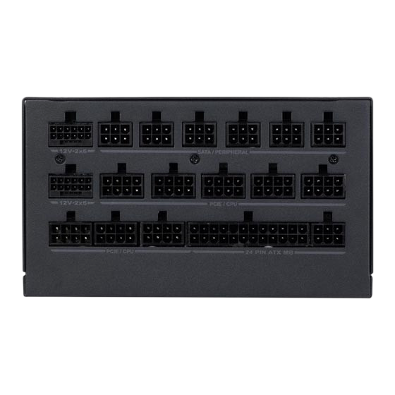 Блок питания Silverstone 1650W HELA (SST-HA1650R-PM) (G540HA165R0M220) 16 Pin (PCIe 5.0 Connector Cable Details)