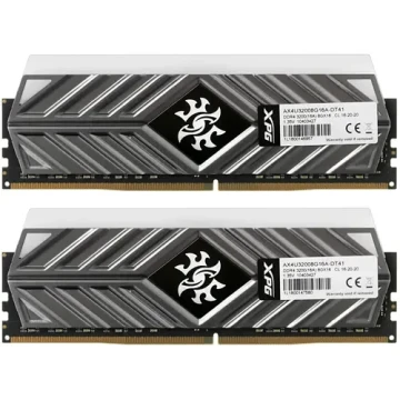 Оперативная память 16 Gb 3200 MHz ADATA XPG SPECTRIX D41 RGB Grey (AX4U32008G16A-DT41)