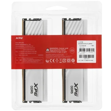 Оперативная память 32 Gb 6000 MHz ADATA XPG LANCER Blade RGB White (AX5U6000C3616G-DTLABRWH)
