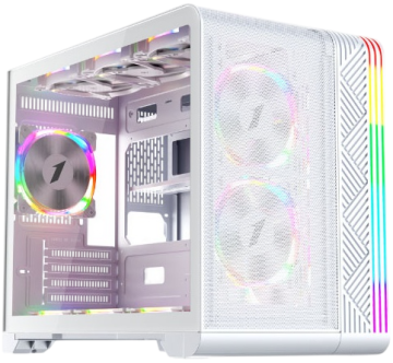 Компьютерный корпус 1STPLAYER VT6 ARGB White (VT6-WH-3FS7-W)