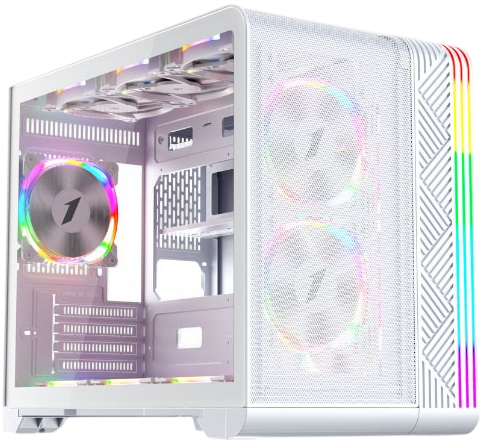 Компьютерный корпус 1STPLAYER VT6 ARGB White (VT6-WH-3FS7-W)