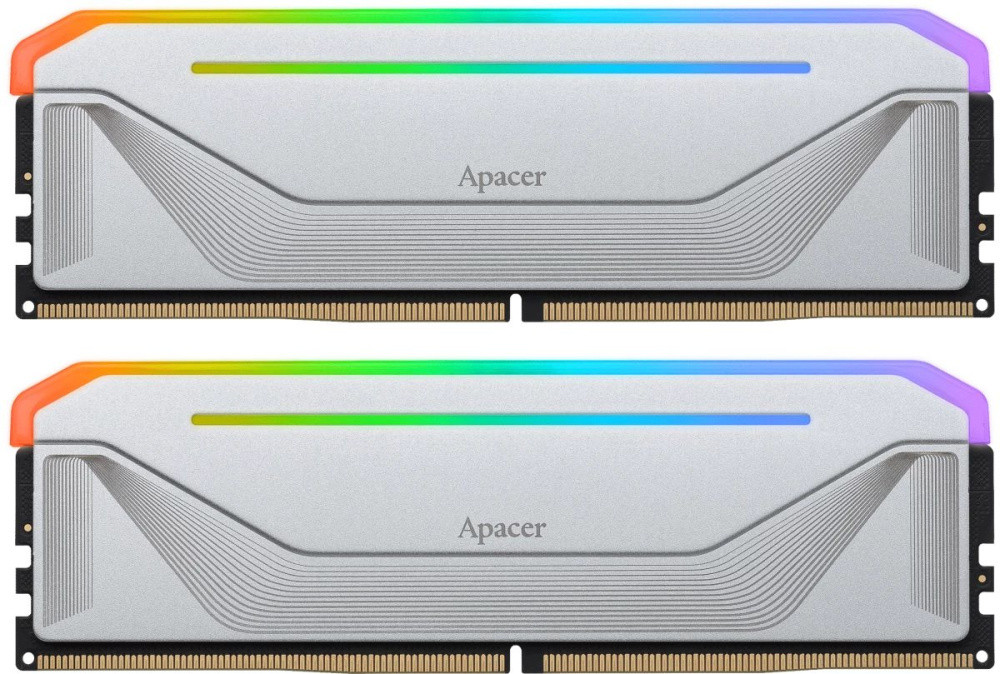 Оперативная память 64 Gb 5600 MHz Apacer NOX RGB White (AH5U64G56C522NWAA-2)