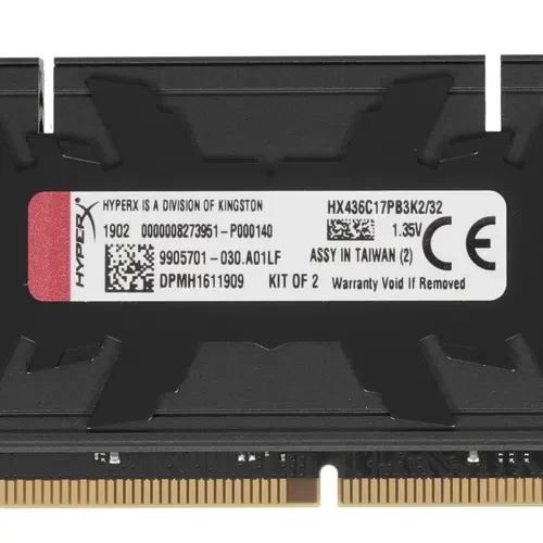 Оперативная память 32 Gb 3600 MHz Kingston HYPERX PREDATOR (HX436C17PB3K2/32)