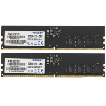 Оперативная память 32 Gb 5600 MHz PATRIOT (PSD532G5600K)