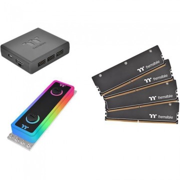 Оперативная память 32 Gb 3200 MHz Thermaltake WATERRAM LIQIUD COOLING RGB (CL-W252-CA00SW-A)