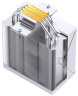 Кулер для процессора JONSBO CB40 ARGB White