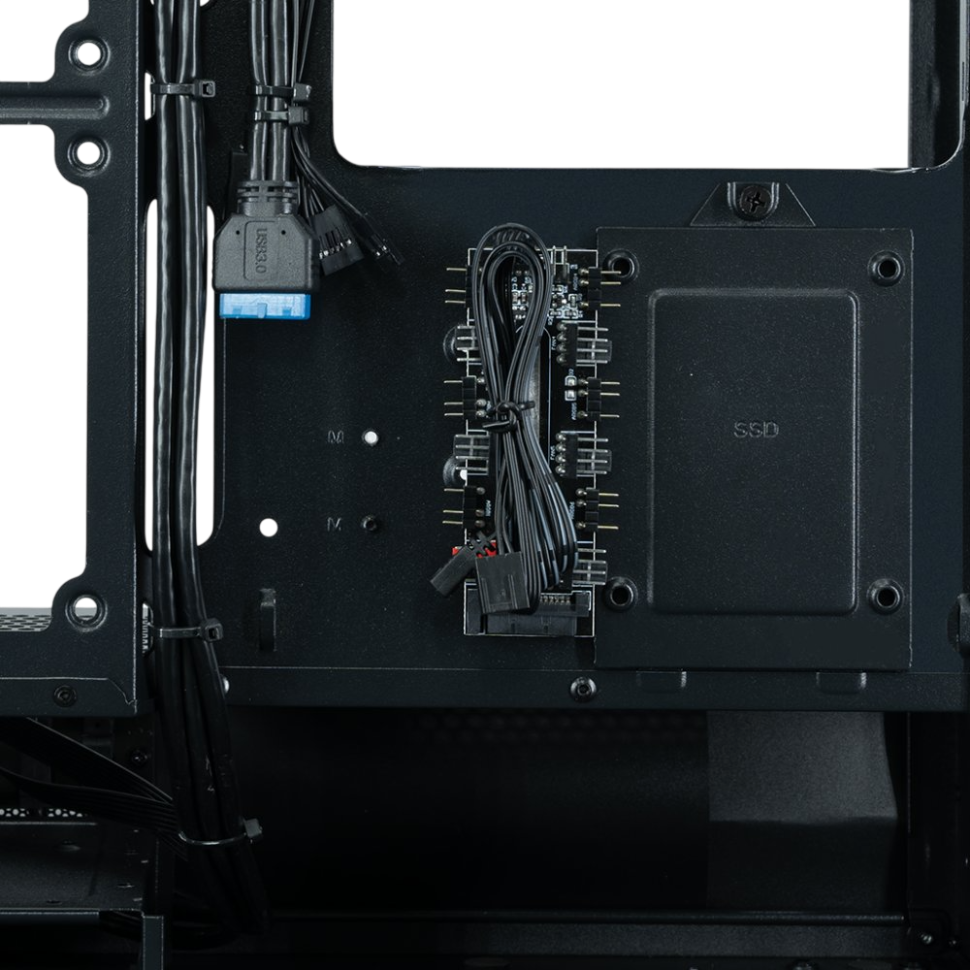 Компьютерный корпус XASTRA Q400M 3ARGB-FG-C6-UC ARGB Black (Q400M-3FG12A-C6-UC)