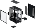 Компьютерный корпус XASTRA Q400M 3ARGB-FG-C6-UC ARGB Black (Q400M-3FG12A-C6-UC)