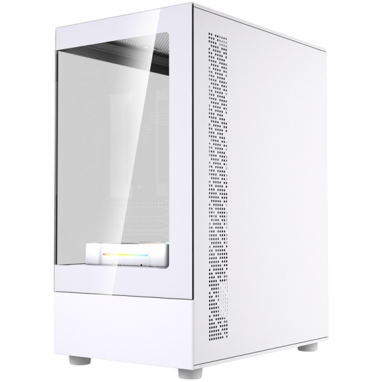 Компьютерный корпус Powercase Vision Micro M1 TG ARGB White (CVMM1W-A3)