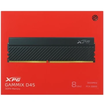 Оперативная память 16 Gb 3600 MHz ADATA XPG GAMMIX D45 Black (AX4U36008G18I-DCBKD45)