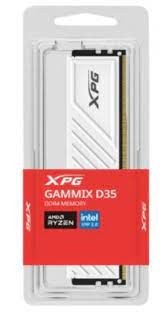 Оперативная память 8 Gb 3200 MHz ADATA XPG GAMMIX D35 RGB White (AX4U32008G16A-SWHD35)