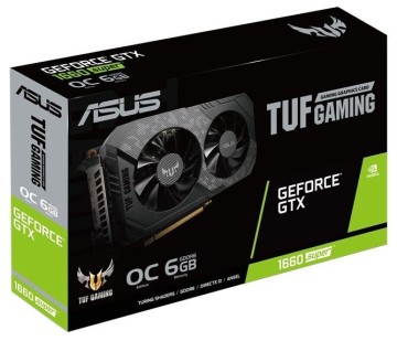 Видеокарта ASUS (TUF-GTX1660S-O6G-GAMING) GeForce GTX 1660 SUPER 6Gb TUF GAMING OC 90YV0DT2-M0NA00