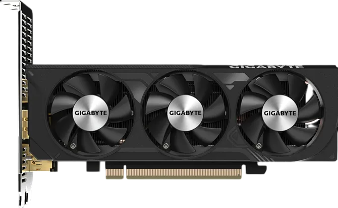 Видеокарта Gigabyte (GV-N4060OC-8GL) GeForce RTX 4060 8GB Low Profile OC