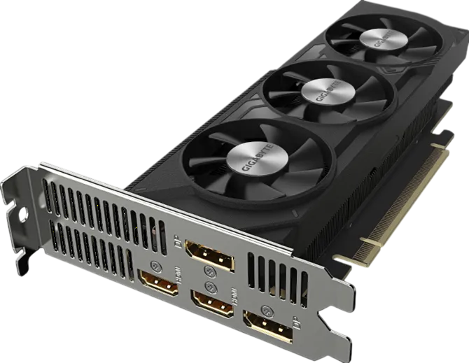 Видеокарта Gigabyte (GV-N4060OC-8GL) GeForce RTX 4060 8GB Low Profile OC