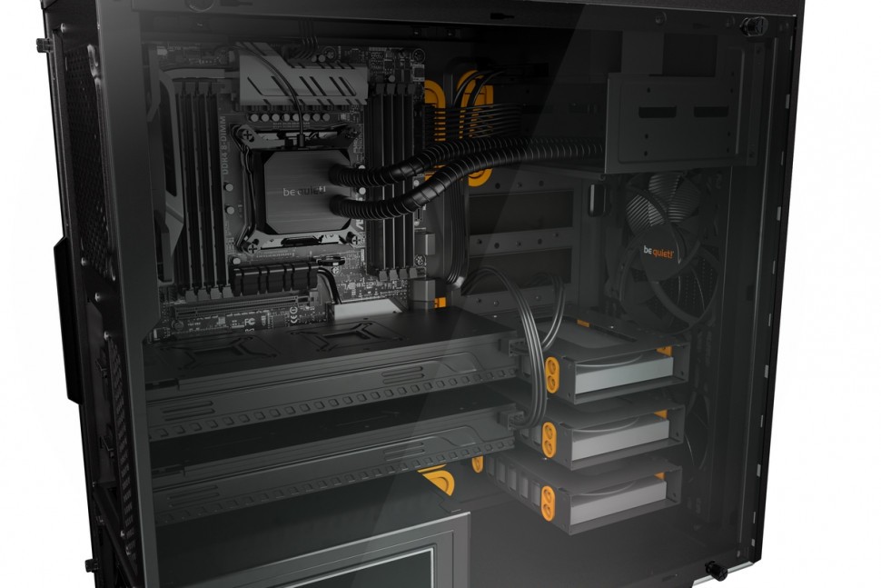 Компьютерный корпус Be Quiet! PURE BASE 600 WINDOW Orange BGW20