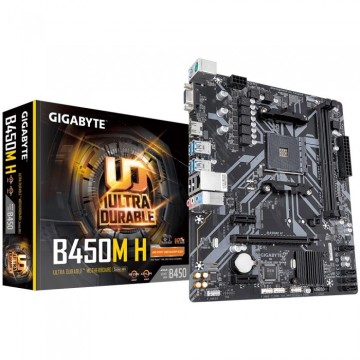 Материнская плата GIGABYTE B450M H
