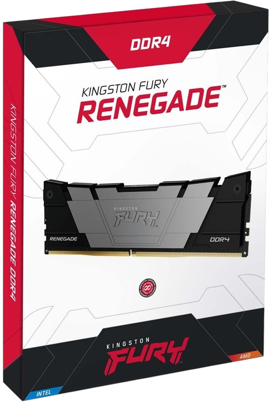 Оперативная память 8 Gb 3200 MHz Kingston FURY Renegade Black-Gray (KF432C16RB2/8)