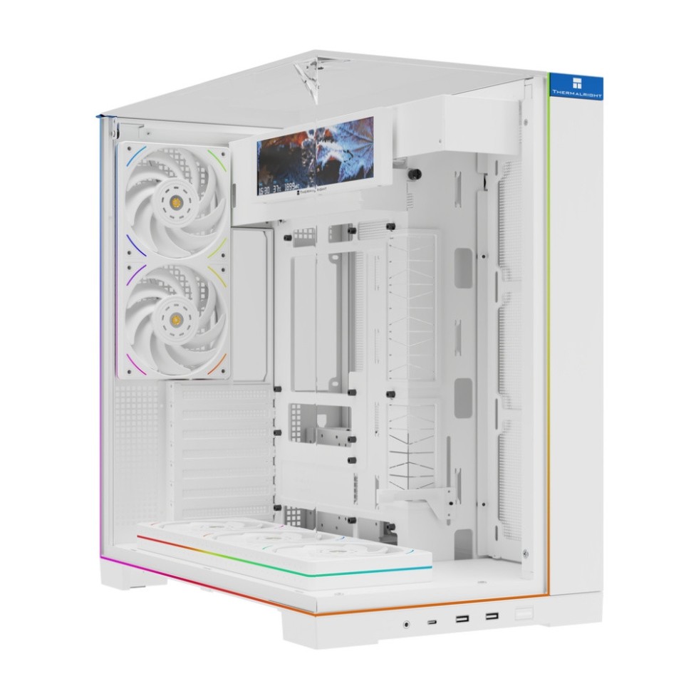 Компьютерный корпус Thermalright TR-A70 Vision FanUB TG White (TRA70VFUBW)