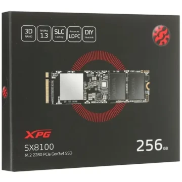 Твердотельный накопитель ADATA 256 Gb ASX8100NP-256GT-C XPG