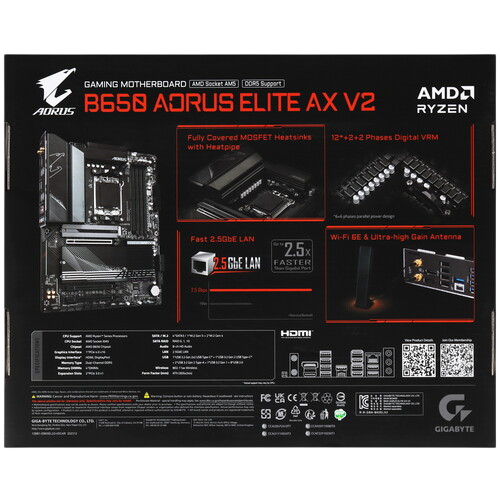 Материнская плата Gigabyte B650 AORUS ELITE AX V2