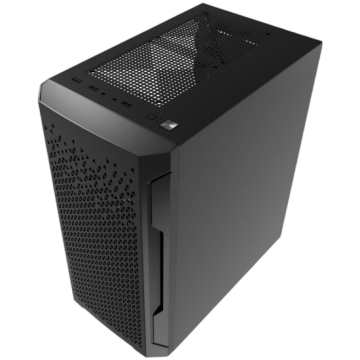 Компьютерный корпус Powercase Mistral Micro Z2B SI Black (CMIMZB-F2SI)