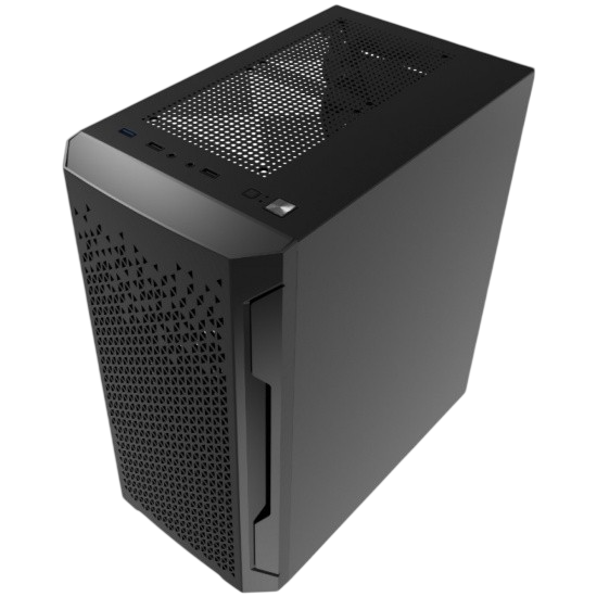 Компьютерный корпус Powercase Mistral Micro Z2B SI Black (CMIMZB-F2SI)
