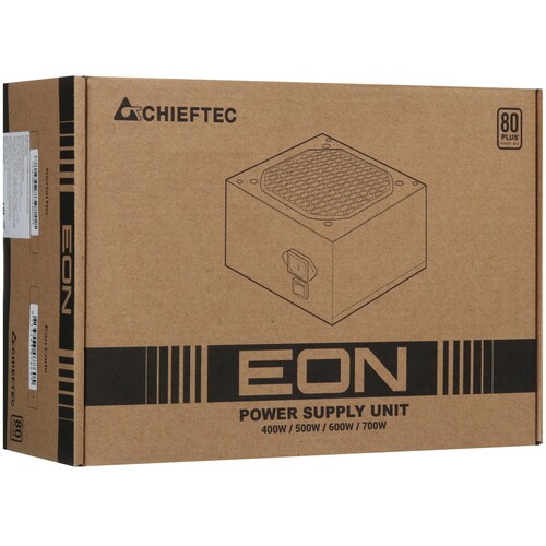Блок питания Chieftec 400W Eon Black (ZPU-400S)