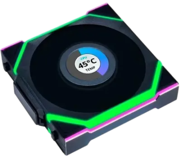 Комплект вентиляторов для корпуса Lian Li UNI FAN SL WIRELESS LCD 120 ARGB Black (G99.12SLLCD1W3B.R0)