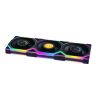 Комплект вентиляторов для корпуса Lian Li UNI FAN SL WIRELESS LCD 120 ARGB Black (G99.12SLLCD1W3B.R0)