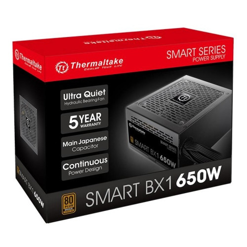 Блок питания Thermaltake 650W SMART BX1 SE 0650 (PS-SPD-0650NNSABE-2)