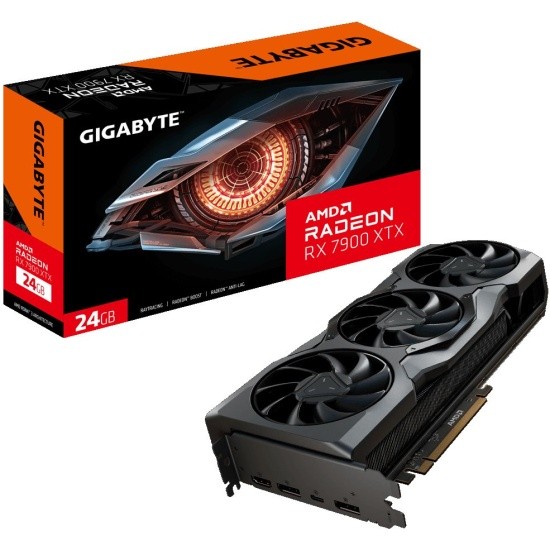 Видеокарта GIGABYTE (GV-R79XTX-24GC-B) Radeon RX 7900 XTX 24GB