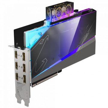 Видеокарта GIGABYTE (GV-N3080AORUSX WB-10GD) GeForce RTX 3080 10GB XTREME WATERFORCE WB 10G