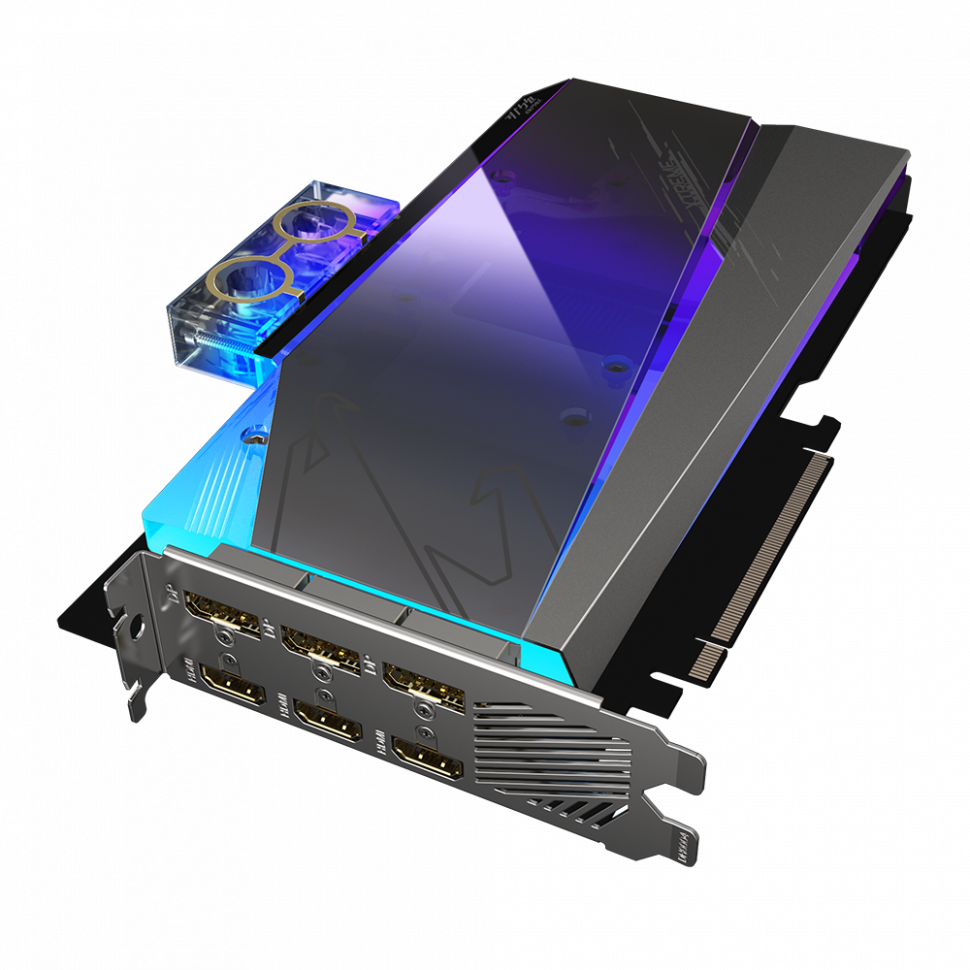 Видеокарта GIGABYTE (GV-N3080AORUSX WB-10GD) GeForce RTX 3080 10GB XTREME WATERFORCE WB 10G