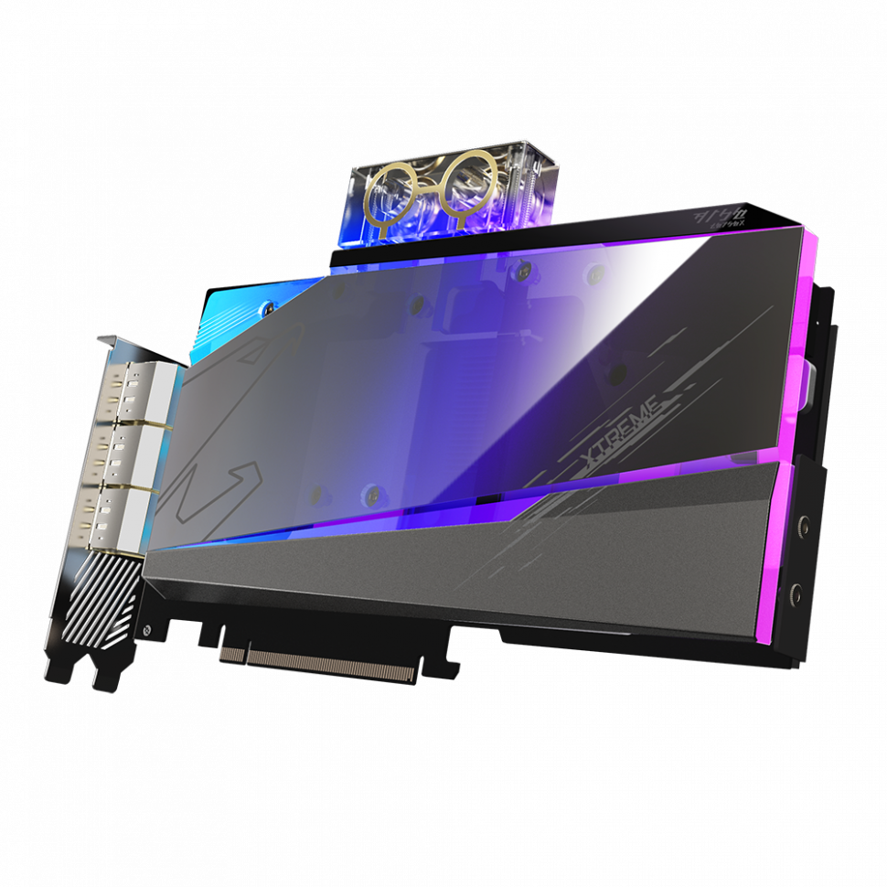 Видеокарта GIGABYTE (GV-N3080AORUSX WB-10GD) GeForce RTX 3080 10GB XTREME WATERFORCE WB 10G