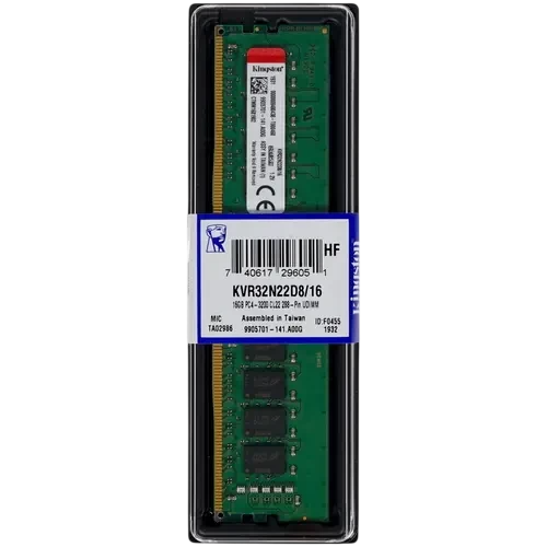 Оперативная память 16 Gb 3200 MHz Kingston (KVR32N22D8/16)