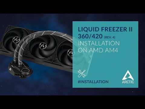 Система жидкостного охлаждения для процессора Arctic Liquid Freezer II - 420 RGB Black ACFRE00111A-video